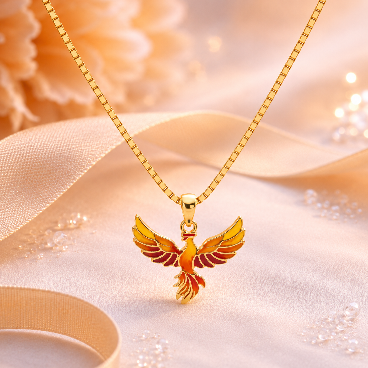 Sunset Phoenix Pendant - Image 3