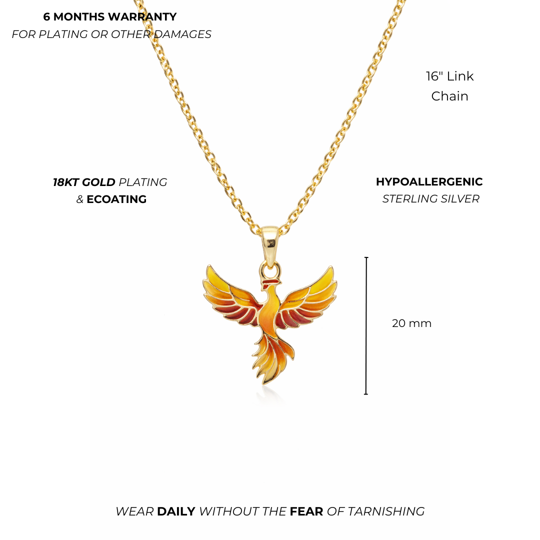 Sunset Phoenix Pendant - Image 2