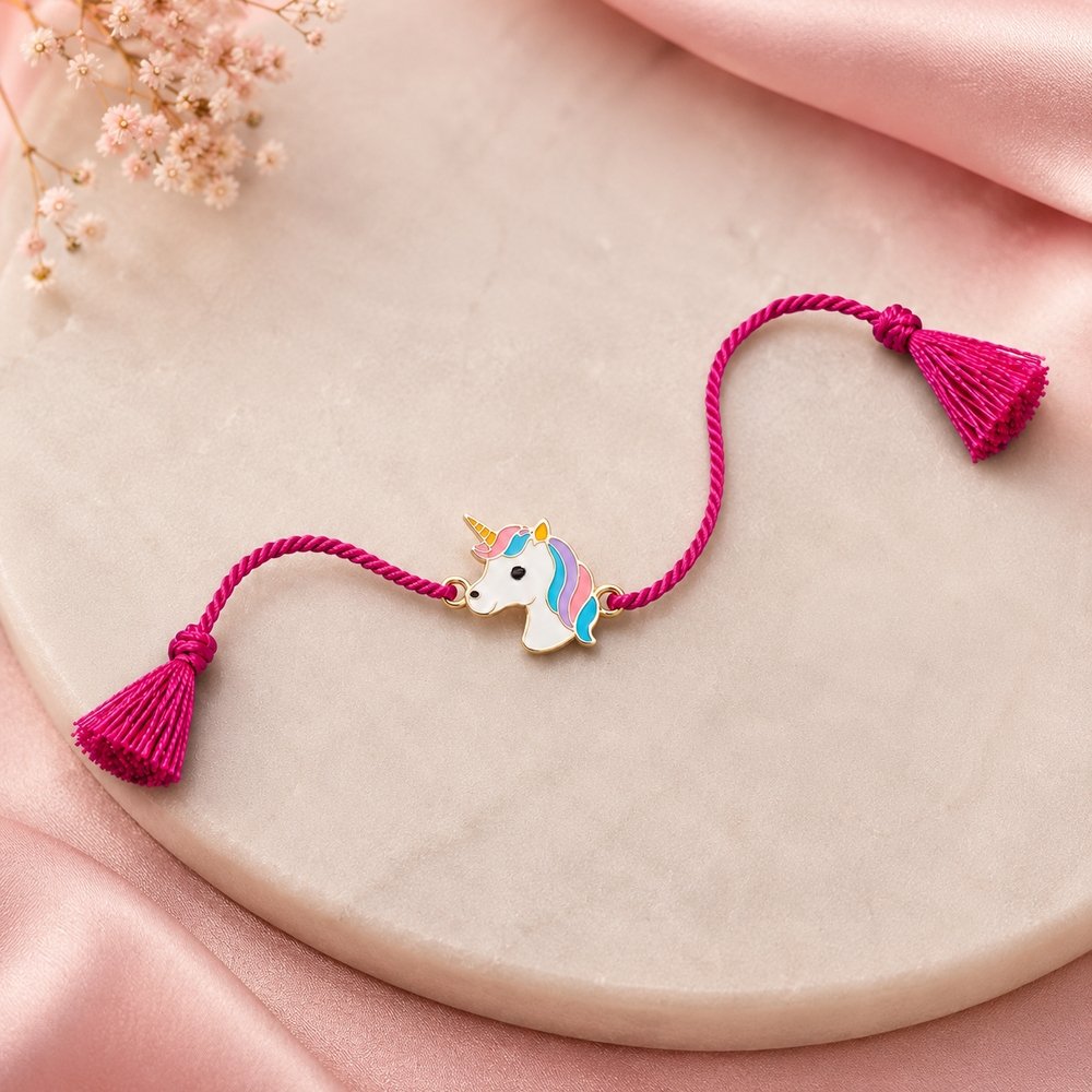 Vibrant Unicorn Rakhi for kids