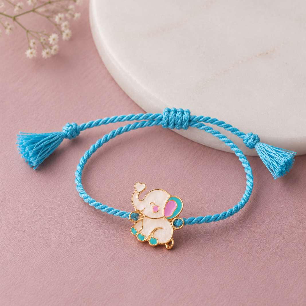 Cute Elephant Rakhi for kids - Image 2