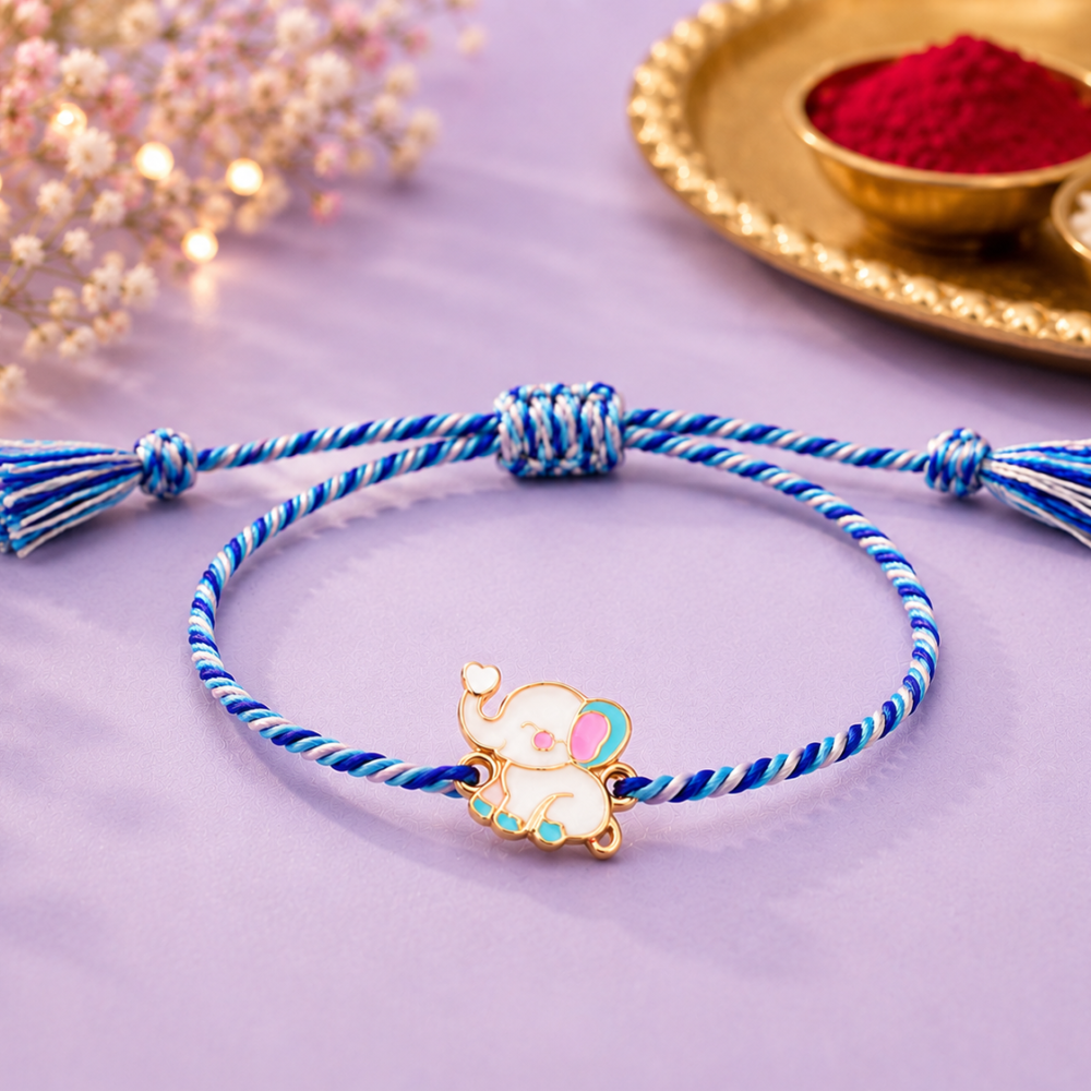 Cute Elephant Rakhi for kids