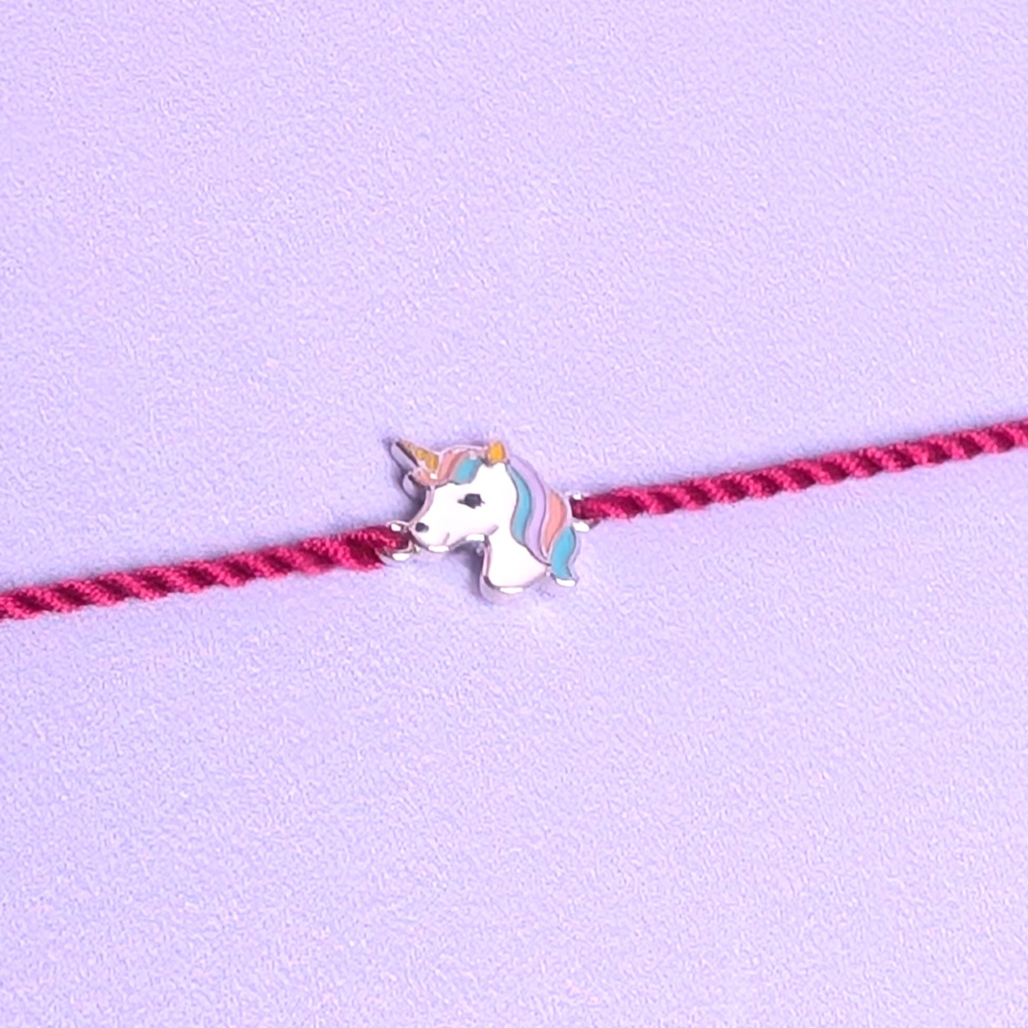 Vibrant Unicorn Rakhi for kids - Image 4