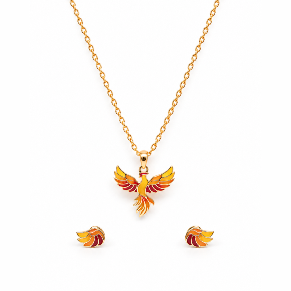 Little Sunset Phoenix Jewellery Set