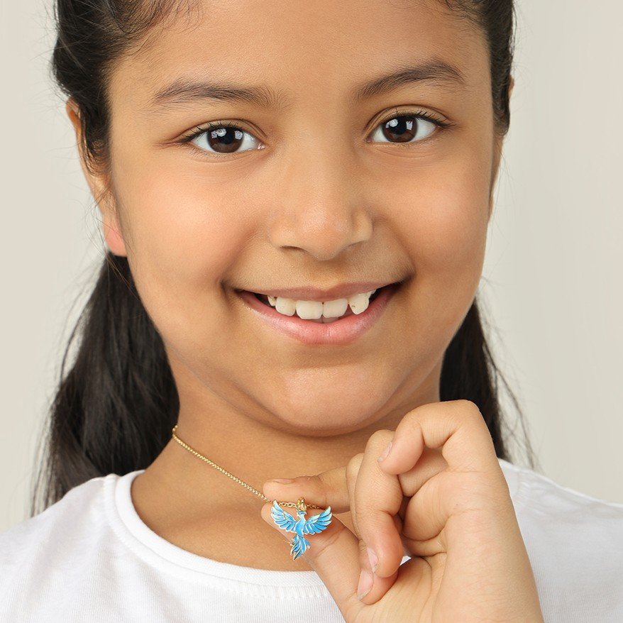 Sky Blue Phoenix Jewellery Set - Image 4