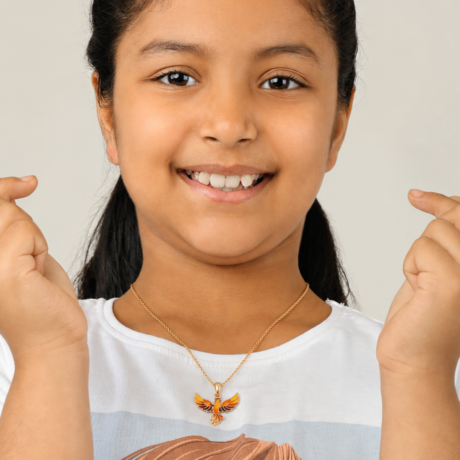 Little Sunset Phoenix Jewellery Set - Image 5