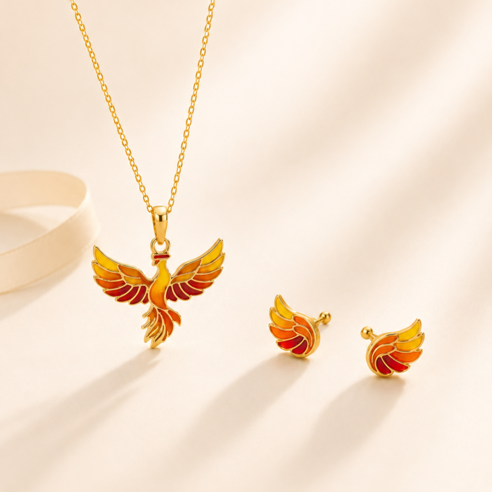 Little Sunset Phoenix Jewellery Set